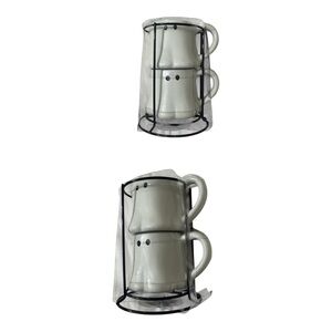 One 2pk Stackable Espresso Mini Mugs - Bullseye's Target 2025 Ghost